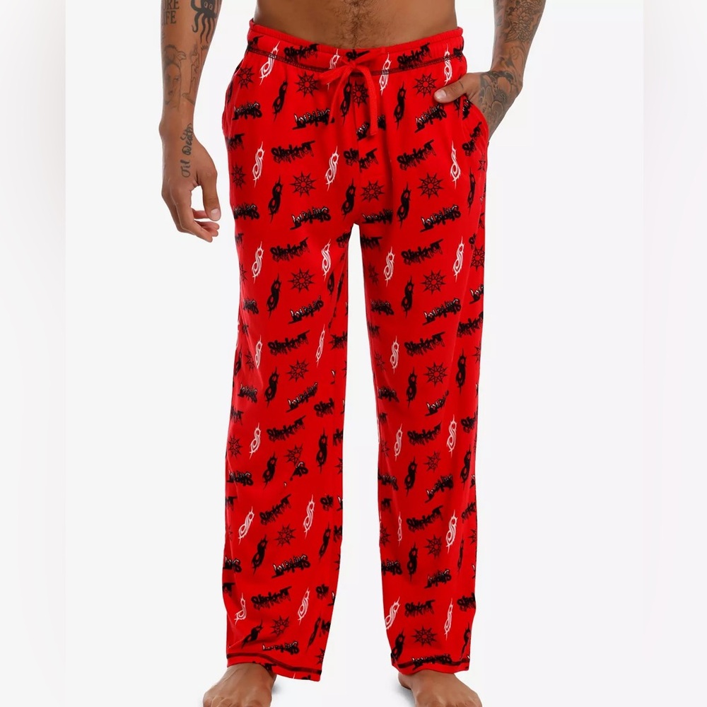 Unisex Slipknot Logo Pajama Pants Hot Topic
